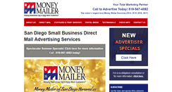 Desktop Screenshot of moneymailersd.com