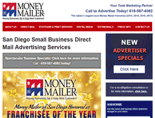 Tablet Screenshot of moneymailersd.com